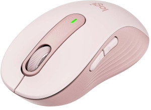 Logitech M650 M trådlös mus med Bluetooth och Logi Bolt (rosa)