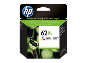 Bläckpatron HP 62 XL färg för Envy och OfficeJet 11.5ML 415 sidor