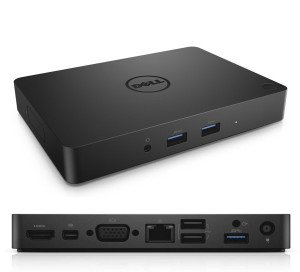 Dell USB-C universell dockningsstation WD15 / K17A med stöd för 2 skärmar NO AC