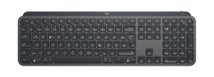 Logitech MX Keys S trådlöst bakbelyst tangentbord för PC/Mac med Unifying och Bluetooth