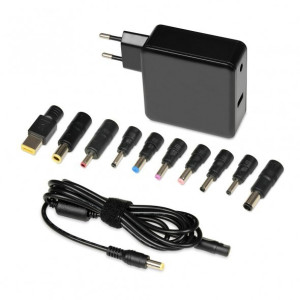 iBOX 65 watts universal datorladdare för bärbara datorer (AC-adapter)