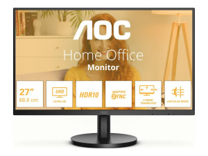 AOC U27B3M 27" 4K 3840 x 2160 UHD LED-skärm med VA-panel 2xHDMI, DisplayPort