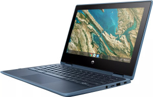 HP Chromebook x360 11 G3 EE 11.6" Touch 4GB 32GB Blå (beg med mura och små märken skärm)