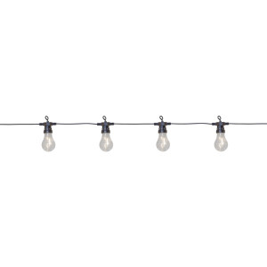 Star Trading 4 meters ljusslinga med 10st LED-lampor i form av glödlampor
