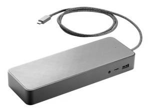 HP USB-C Dock universell dockningsstation med stöd för 2 skärmar 90W