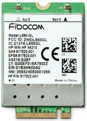 Fibocom L850-GL HP LT4210 Intel XMM 7360 LTE 4G modem WWAN-kort till HP 840 G8 G7
