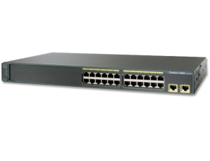 Cisco Systems Catalyst WS-C2960-24TT-L 24-portars rackmonterad switch