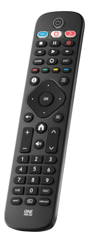 One For All fjärrkontroll som passar till alla Philips TV