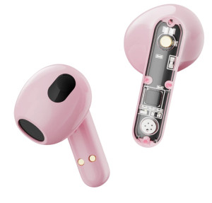 Streetz T150 True Wireless in-ear headset rosa/transparent