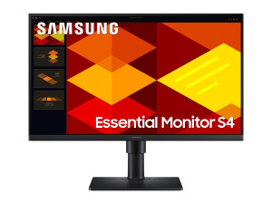 Samsung S24D406GAU 24-tums Full HD IPS-skärm med ergonomisk fot (höj- och sänkbar) 100Hz högtalare