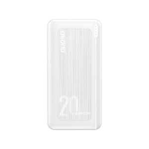 Dudao powerbank 20 000 mAh med 2x USB-A och 1x USB-C med stöd för 20W