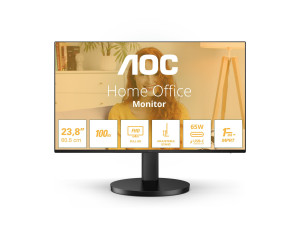 AOC 24B3CF2 24" Full HD 100 Hz IPS-skärm med USB-C PD65W Ergonomisk fot