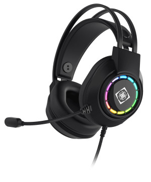 Deltaco gamingheadset med USB-anslutning och RGB för PC/Mac/PS4/PS5