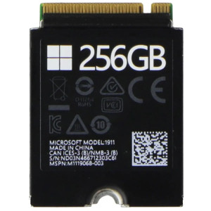 M.2 2230 NVMe SSD-hårddisk på 256GB för Microsoft Surface