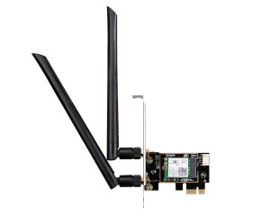 D-Link DWA-X582 trådlöst PCIe WiFi 6 nätverkskort 2400 Mbit/s med Bluetooth 5.0