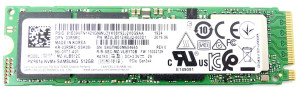 Samsung PM981a 512 GB PCIe Gen 3 x4 M.2 2280 NVMe SSD-hårddisk