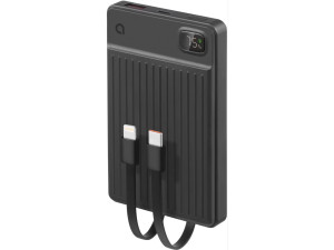 Andersson powerbank 10 000 mAh med inbyggd USB-C- och Lightning-kabel (22.5W)