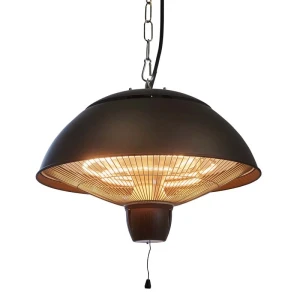 Terrassevarmer 600/1500W ï¿½42 cm Svart