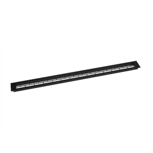 Ventilasjonsrist Sort 80ï¿½6,5 cm