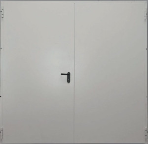 Drzwi stalowe "140" EI120 1540(1030+500)x2060mm w murze