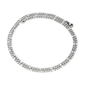 Stalowy łańcuszek splot figaro 60 cm 8g