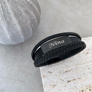 [outlet] bransoletka skórzana "nina"