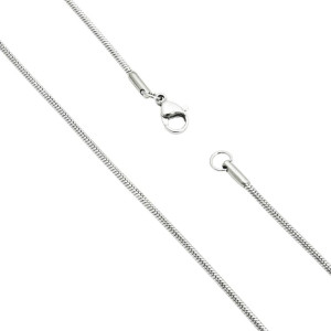 łańcuszek żmijka ze stali chirurgicznej