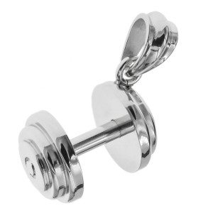 Zawieszka wisiorek stal 316l sztanga hantel