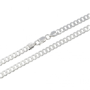 Srebrny łańcuszek męski pancerka srebro 925 6,3 mm