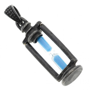 Zawieszka stalowa klepsydra proszek oksydowana