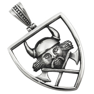 Zawieszka wiking topory tarcza