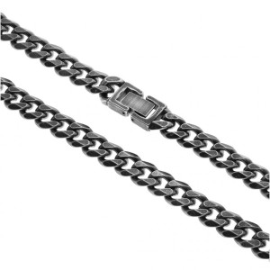 łańcuszek męski pancerka stal 316l oksydowany