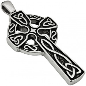 Męska zawieszka krzyż celtycki chrześcijański
