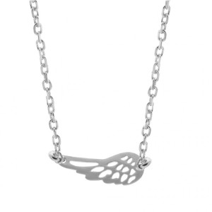 Srebrny naszyjnik damski skrzydło anioła srebro 925