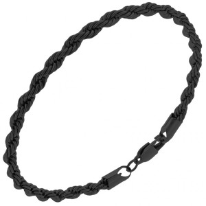 Bransoletka męska stalowa cord stal 316l