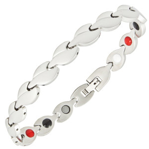 Bransoletka magnetyczna damska satynowa zdrowotna