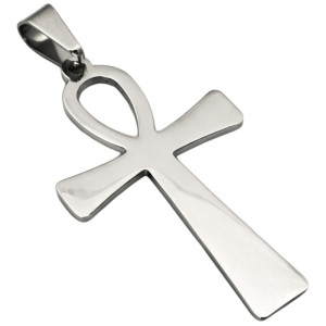 Wisiorek męski w kształcie krzyża egipskiego talizman życia ankh