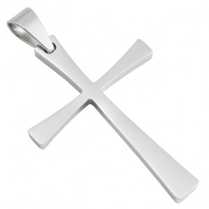 Klasyczna zawieszka wisiorek krzyżyk stal 316l