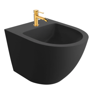 IÖ Froya CE.FRO.BL.BI490 + Ronne B31_G32D Bidet podwieszany + bateria z korkiem klik-klak