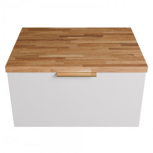 IO Modular Set 60 White Szafka podumywalkowa z blatem, biały połysk, 60x46x32,8 cm