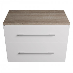 IO Armadio AZSD.80.1.G + Wood-Q Qubic ML.QU.BL.80.DN Szafka podumywalkowa z blatem, 80,4x46,4x58,2 cm