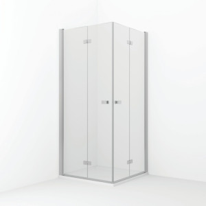 IÖ Forsa FORF1L0755007+FORF1P0805007 Kabina prysznicowa narożna, chrom połysk 75x80x200 cm