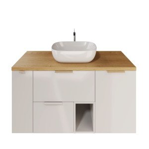 IÖ Modular SET5 Biały Szafka modułowa wisząca 118.8x45.5x60cm, biały połysk