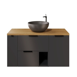 IÖ Modular SET5 Grafit Szafka modułowa wisząca 118.8x45.5x60cm, grafit mat