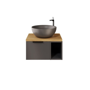 IÖ Modular SET8 Grafit Szafka modułowa wisząca 59.4x45.5x30cm, grafit mat