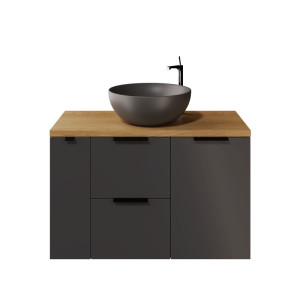 IÖ Modular SET9 Grafit Szafka modułowa wisząca 98.6x45.5x60cm, grafit mat
