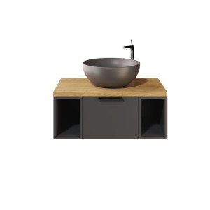 IÖ Modular SET13 Grafit Szafka modułowa wisząca 79.6x45.5x30cm, grafit mat