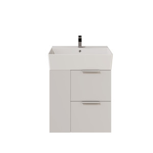 IÖ Modular SET14 Biały Szafka modułowa wisząca 59.4x45.5x60cm, biały połysk + umywalka 60.5x46.5cm