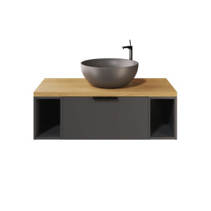 IÖ Modular SET15 Grafit Szafka modułowa wisząca 99.8x45.5x30cm, grafit mat