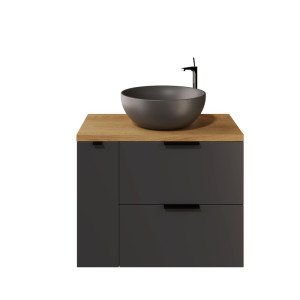 IÖ Modular SET16 Grafit Szafka modułowa wisząca 79.6x45.5x60cm, grafit mat
